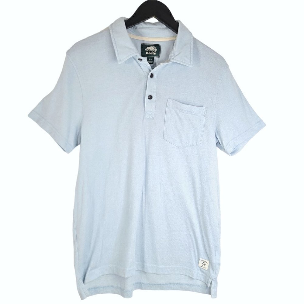 Roots Light Blue Collared Shirt